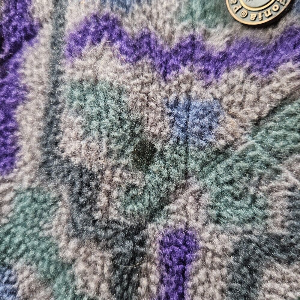 Vintage Patagonia Tehuelche Fleece Chore Coat Large Blue Quilted USA Layers 90s - Picture 9 of 16